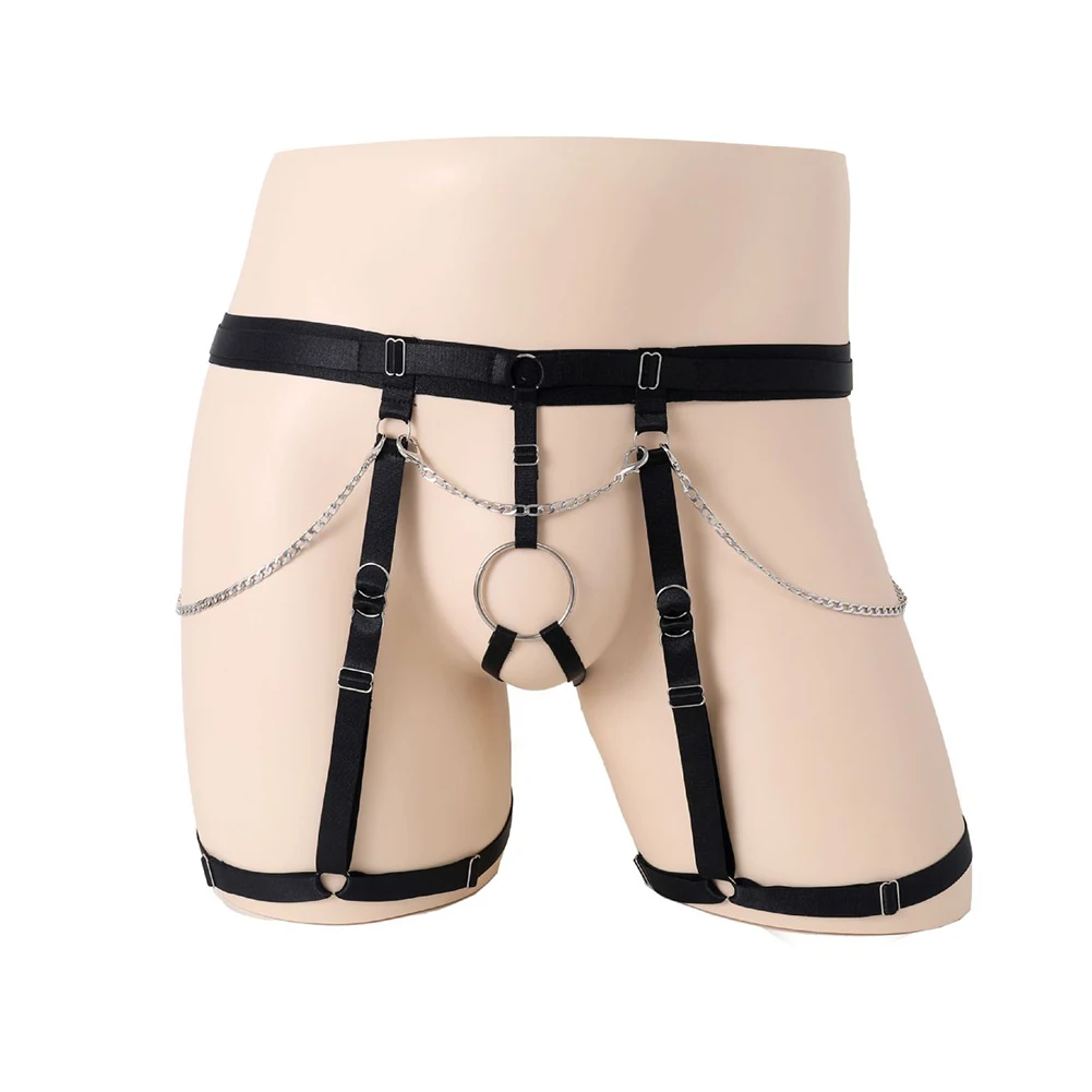 Sexy Men Sissy Lingerie Ring Hole Leg Garter Thong Backless G-String Jockstrap Solid Briefs Hollow Out Underwear Erotic Panties
Sexy Men Sissy Lingerie Ring Hole Leg Garter Thong Backless G-String Jockstrap Solid Briefs Hollow Out Underwear Erotic Panties