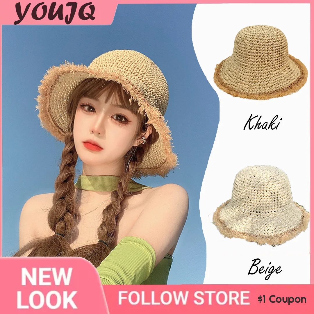 Korea Sun Hat Wide Brim Floppy Summer Hats for Women Beach Panama Straw Dome Weave Bucket Hat Femme Shade Cap Women Hats
Korea Sun Hat Wide Brim Floppy Summer Hats for Women Beach Panama Straw Dome Weave Bucket Hat Femme Shade Cap Women Hats