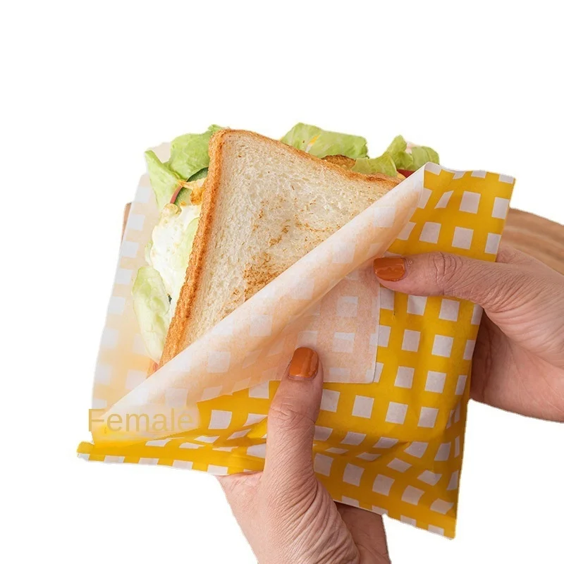 100 pcs Square Paper Oil Proof Disposable Food Toast Sandwich Hamburger Paper Baking Bag
100 pcs Square Paper Oil Proof Disposable Food Toast Sandwich Hamburger Paper Baking Bag