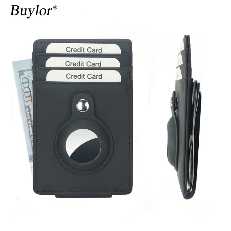 Buylor RFID Men's Wallet New Genuine Leather Slim Wallet Business Anti Theft Card Holder Wallets for Air Tag Protective Case
Buylor RFID Men's Wallet New Genuine Leather Slim Wallet Business Anti Theft Card Holder Wallets for Air Tag Protective Case