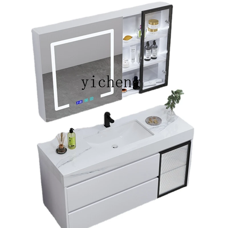 XL Stone Plate Smart Bathroom Cabinet Combination Face Wash Wash Basin Washstand
XL Stone Plate Smart Bathroom Cabinet Combination Face Wash Wash Basin Washstand