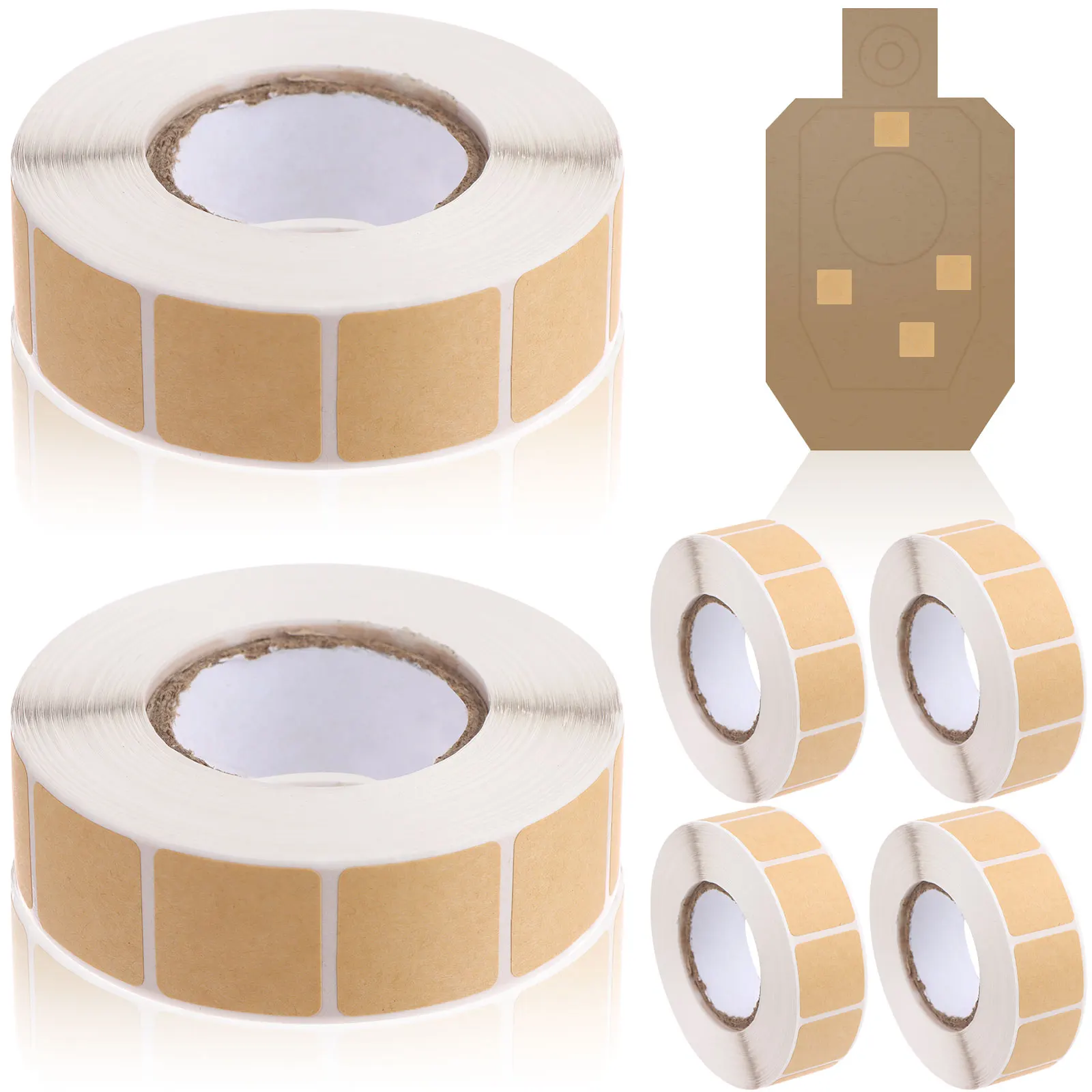 6 Rolls Shooting Practice Square Target Pasters Self-Adhesive Target Stickers Airsoft Target Board Repair Paste
6 Rolls Shooting Practice Square Target Pasters Self-Adhesive Target Stickers Airsoft Target Board Repair Paste