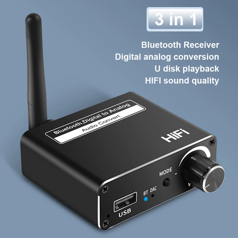 D18 Bluetooth-совместимый аудиоприемник 5,0, преобразователь DAC, оптоволоконный коаксиальный к 3,5 мм AUX RCA Усилитель для динамика, U-диск
D18 Bluetooth-совместимый аудиоприемник 5,0, преобразователь DAC, оптоволоконный коаксиальный к 3,5 мм AUX RCA Усилитель для динамика, U-диск