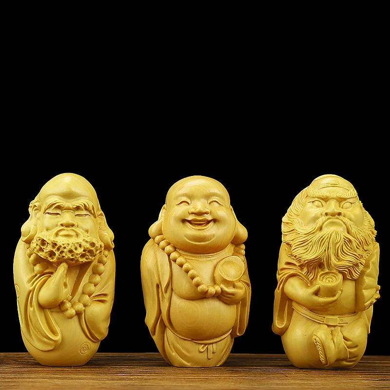 5*5*9cm Handmade Boxwood Carving Buddhist Statue Figurine Damo Maitreya Hand Piece Pocket Pieces Home/Office Putting Decorations
5*5*9cm Handmade Boxwood Carving Buddhist Statue Figurine Damo Maitreya Hand Piece Pocket Pieces Home/Office Putting Decorations