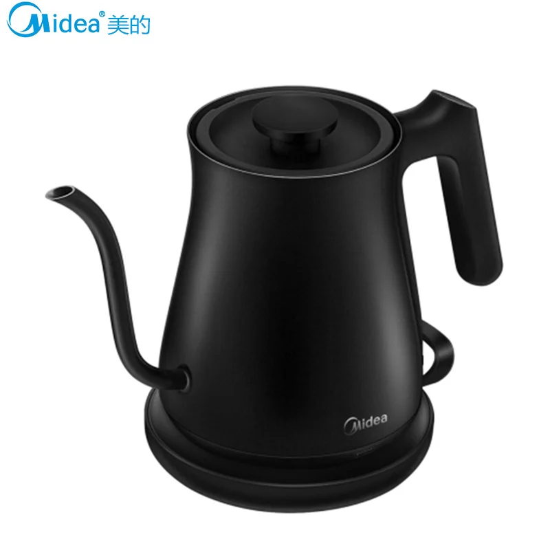 

Midea MK-SH07E301 Electric Kettle 220V 0.7L 1000W 304 Stainless Steel Gooseneck Style Water Boiler Teapot Coffee Pot Swan Spout