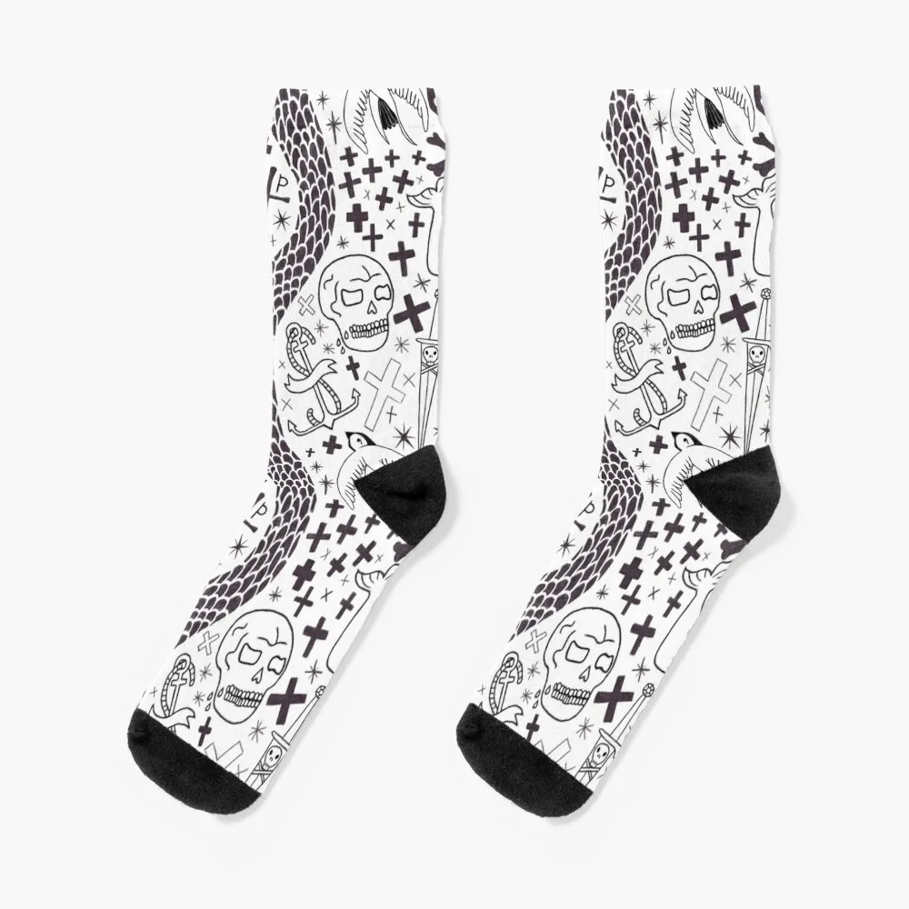 OFMD Blackbeard Tattoos (Black) Socks floral soccer anti-slip sports and leisure Men's Socks Luxury Women's 
OFMD Blackbeard Tattoos (Black) Socks floral soccer anti-slip sports and leisure Men's Socks Luxury Women's