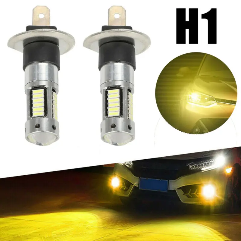 2x H1 LED 3000k Yellow High Power 50W Fog Light Bulb Driving Lamp Bright Amber H1 LED Fog Light Bulbs Kit
2x H1 LED 3000k Yellow High Power 50W Fog Light Bulb Driving Lamp Bright Amber H1 LED Fog Light Bulbs Kit