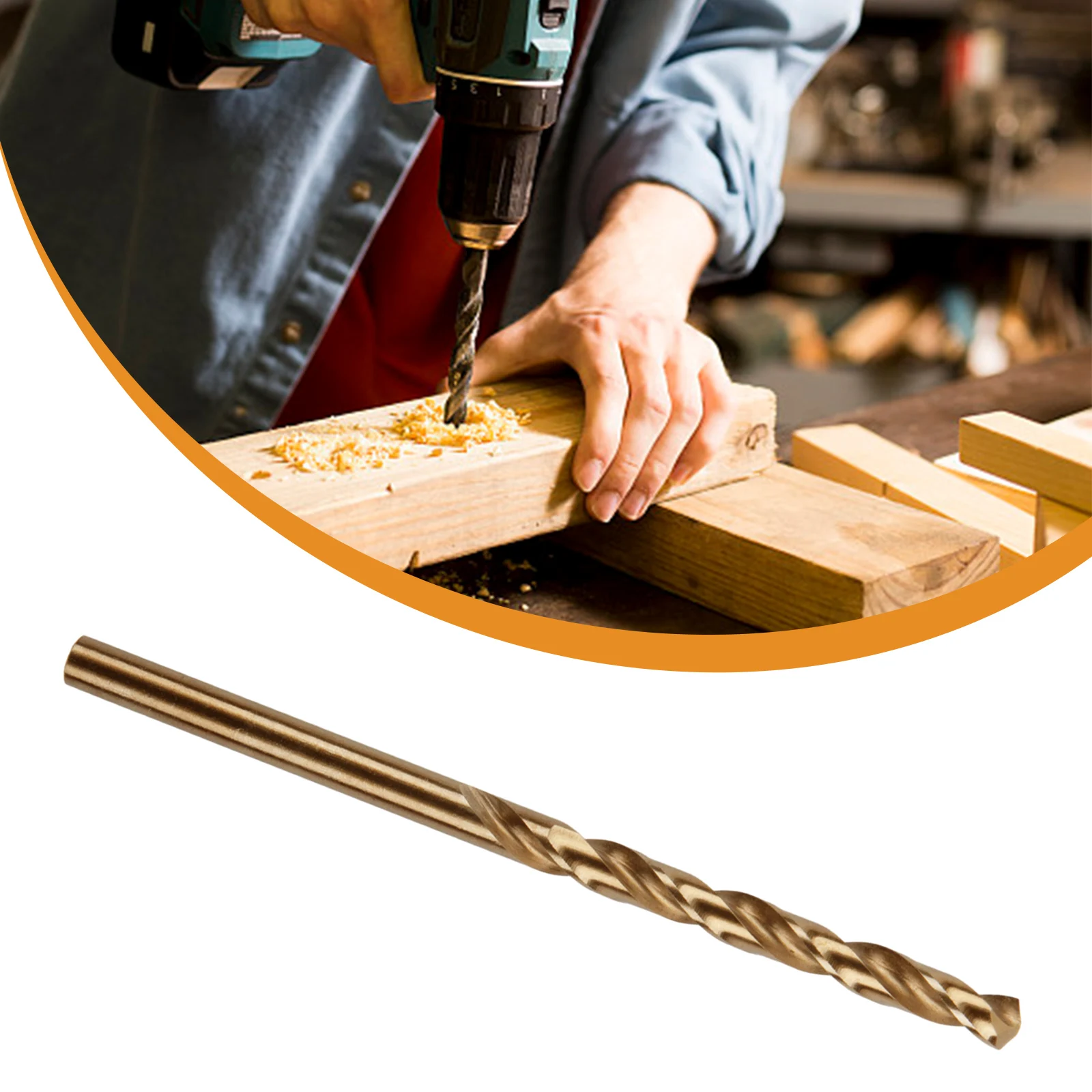 1pc M35 Cobalt HSS Drill Bit For Stainless Steel Drilling Tool For Metalworking 1mm-13mm Power Tool Accessories And Parts
1pc M35 Cobalt HSS Drill Bit For Stainless Steel Drilling Tool For Metalworking 1mm-13mm Power Tool Accessories And Parts