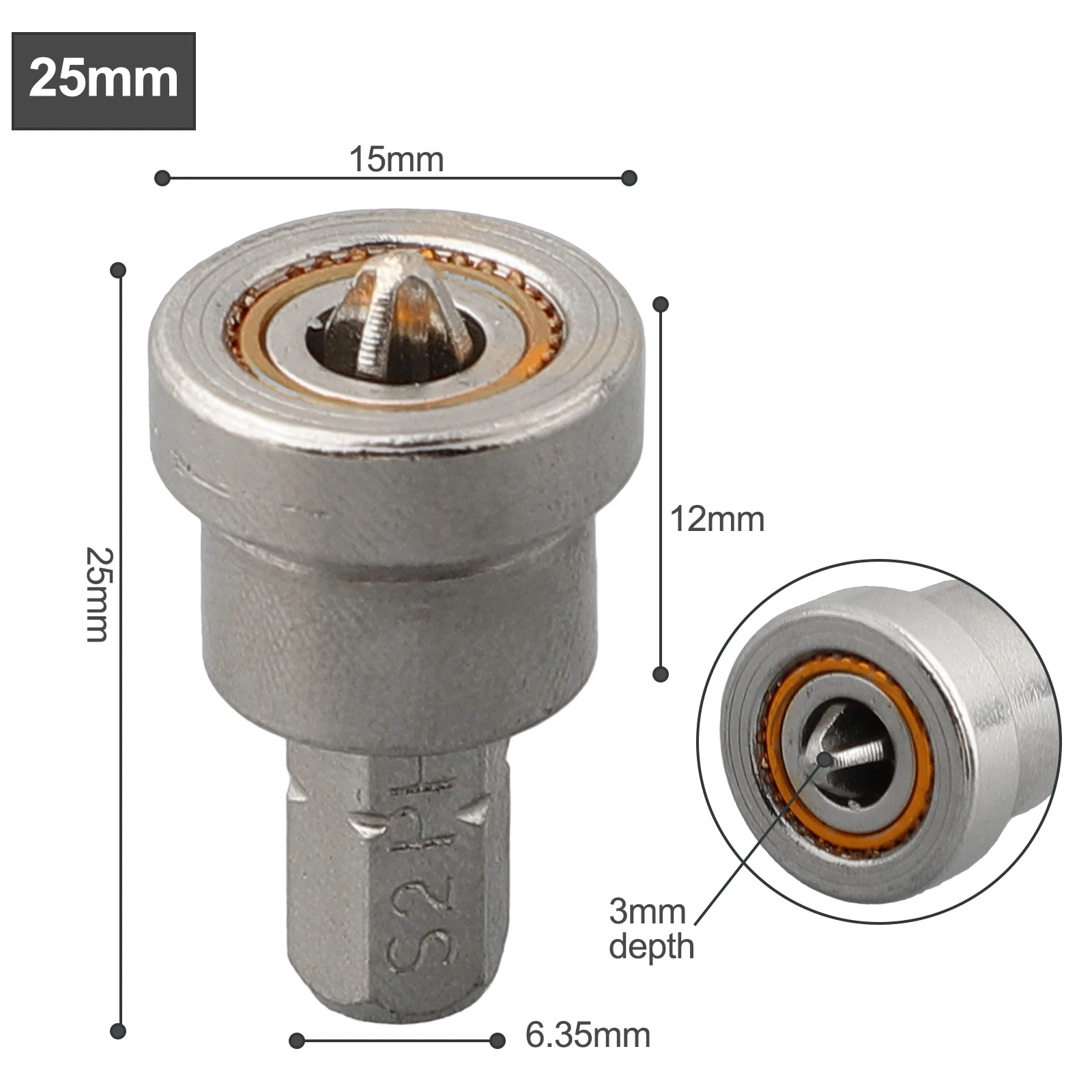 2 Pcs Drywall Positioning Screwdriver Bit With Magnetic Ring 1/4 Inch Hex Handle Screw Woodworking Positioning Bits Set
2 Pcs Drywall Positioning Screwdriver Bit With Magnetic Ring 1/4 Inch Hex Handle Screw Woodworking Positioning Bits Set