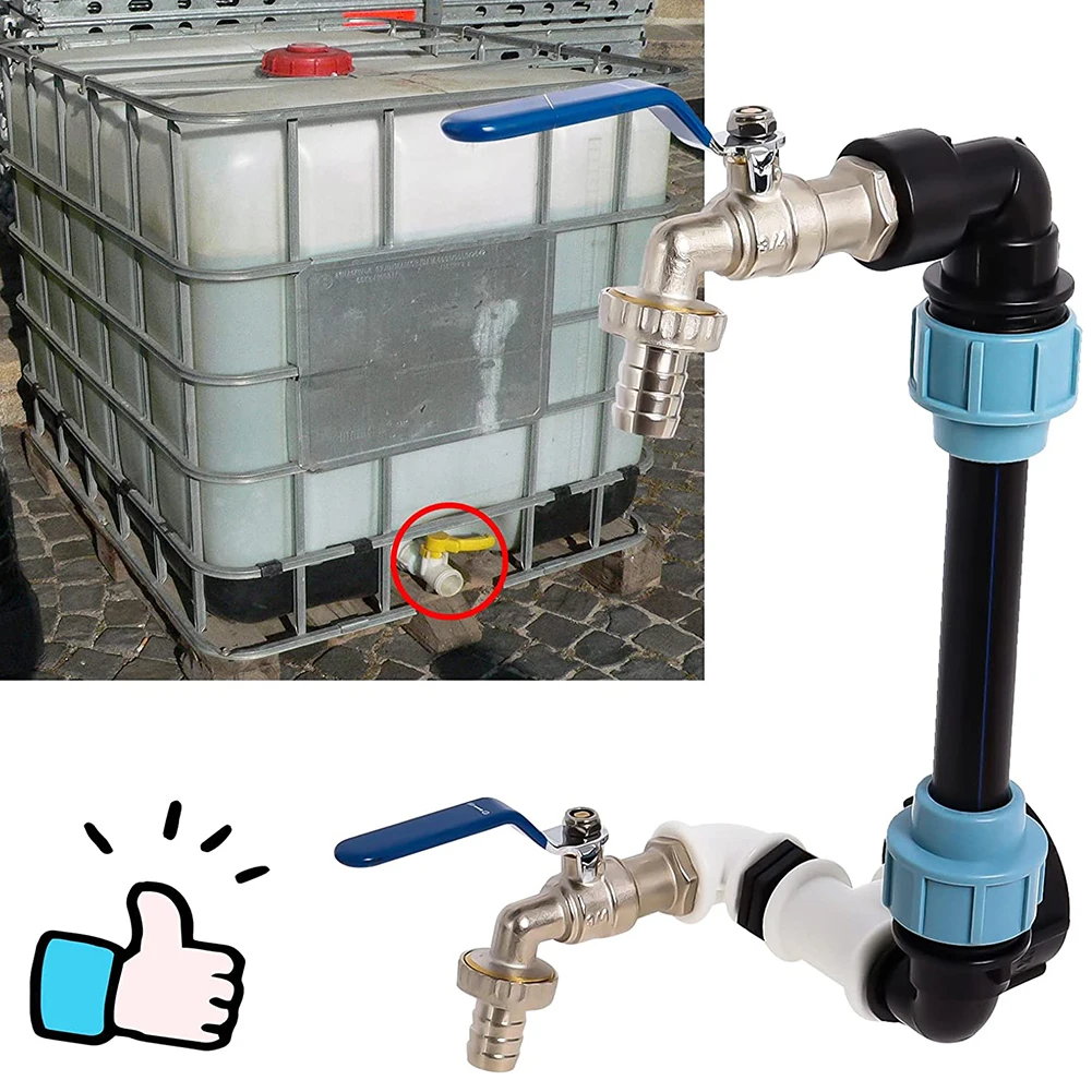 IBC Tonnage Joint Fittings Tank Tap Adapter IBC Extended Outlet Valve Gooseneck Brass Tap 3/4 Inch IBC S60X6 IBC Connection Tap
IBC Tonnage Joint Fittings Tank Tap Adapter IBC Extended Outlet Valve Gooseneck Brass Tap 3/4 Inch IBC S60X6 IBC Connection Tap