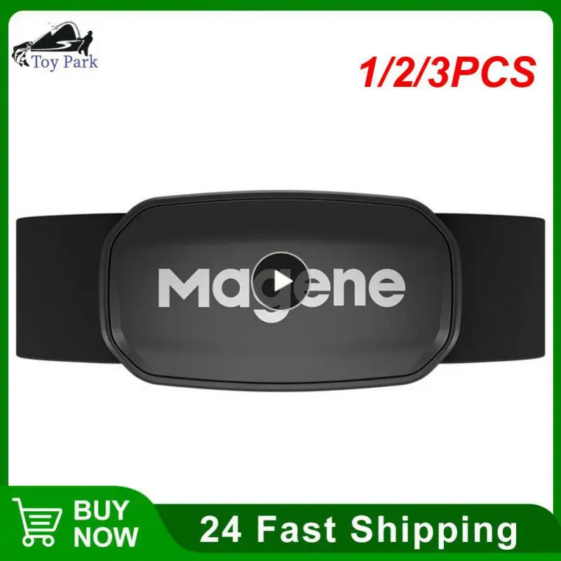 

1/2/3PCS Magene Mover H64 Heart Rate Sensor Dual Mode ANT Bluetooth With Chest Strap Cycling Computer Bike forWahoo Garmin