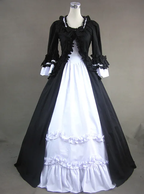 

Victorian Marie Antoinette Baroque Ball Gown Medieval Court Noble Princess Renaissance Lolita Costume Dress Halloween Carnival
