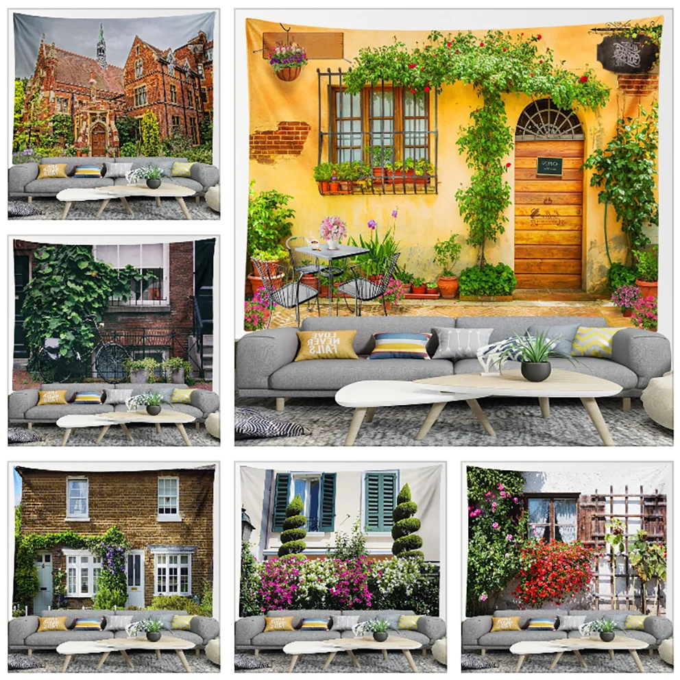 Aesthetic Tapestry European Town Street Landscape Wall Hanging Room Deco Bedroom Dorm Home Decoration Plants Flowers Tapestry
Aesthetic Tapestry European Town Street Landscape Wall Hanging Room Deco Bedroom Dorm Home Decoration Plants Flowers Tapestry