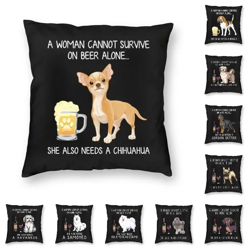 Pug Border Terrier Chihuahua And Wine Print Square Throw Pillow Case Home Decor Pillowcover Dog Lover Cushion Cover for Sofa Car
Pug Border Terrier Chihuahua And Wine Print Square Throw Pillow Case Home Decor Pillowcover Dog Lover Cushion Cover for Sofa Car
