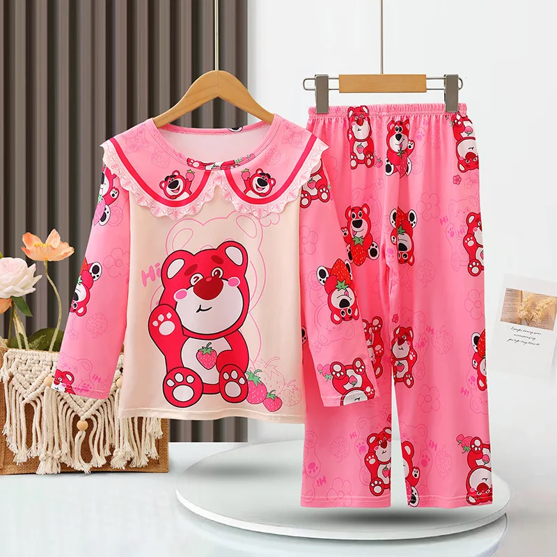 Girls Spring New Baby Pajamas Girls Spring Clothing Set Spring/Summer Home Furnishings
Girls Spring New Baby Pajamas Girls Spring Clothing Set Spring/Summer Home Furnishings