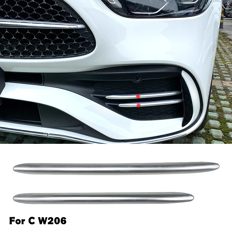 Front Radiator Grille Air Inlet Cover Lower Grill Trim Fog Lamp Strips Silvery Black Carbon Fiber For Mercedes Benz C Class W206
Front Radiator Grille Air Inlet Cover Lower Grill Trim Fog Lamp Strips Silvery Black Carbon Fiber For Mercedes Benz C Class W206