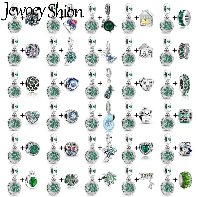 2Pc/lot Green Four-leaf Grass & Plants House Charms Beads With Pendents Fit Brand Bracelets & Necklaces For Women DIY Jewelry
2Pc/lot Green Four-leaf Grass & Plants House Charms Beads With Pendents Fit Brand Bracelets & Necklaces For Women DIY Jewelry