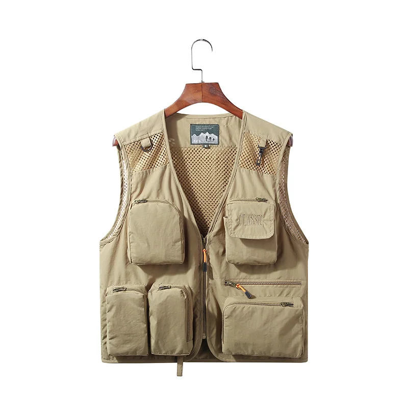 Male Pocket Vest Outdoors Thin Photography Fishing Hiking Hunting Camping Tavel Trekking Stream Rafting Volunteer Work Tactical 
Male Pocket Vest Outdoors Thin Photography Fishing Hiking Hunting Camping Tavel Trekking Stream Rafting Volunteer Work Tactical