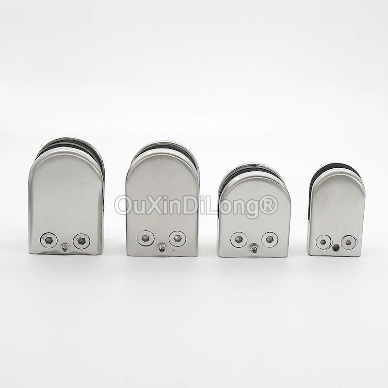 10PCS Stainless Steel Glass Clip Clamps Brackets Arc/Flat Satin Glass Holder Handrail Staircase Accessories For 6-20mm GF1154
10PCS Stainless Steel Glass Clip Clamps Brackets Arc/Flat Satin Glass Holder Handrail Staircase Accessories For 6-20mm GF1154