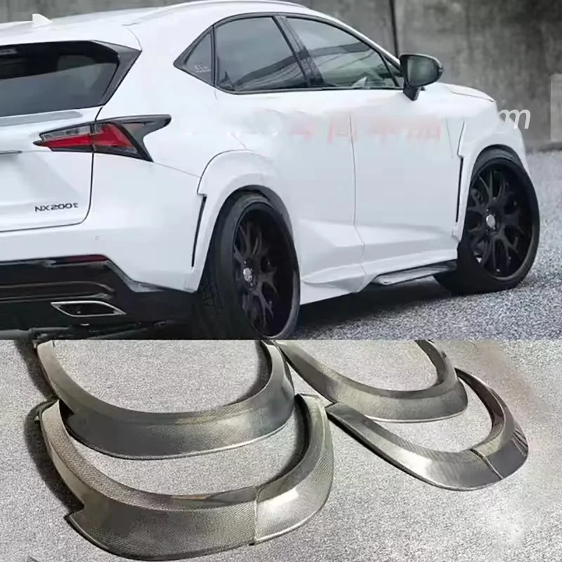 

AIMGAIN Carbon Fibre Wide-body Fender Flares Body Kit for 2015-2020 Lexus NX200/300 Wheel Opening Flare Molding Applicable