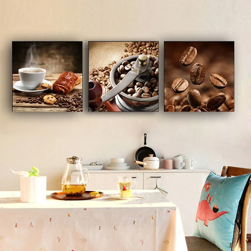 4 Panel Modern Art Warm Coffee Canvas Painting Poster and Prints Adornment Nordic Style for Home Kitchen Bars Cafe Decor 
4 Panel Modern Art Warm Coffee Canvas Painting Poster and Prints Adornment Nordic Style for Home Kitchen Bars Cafe Decor
