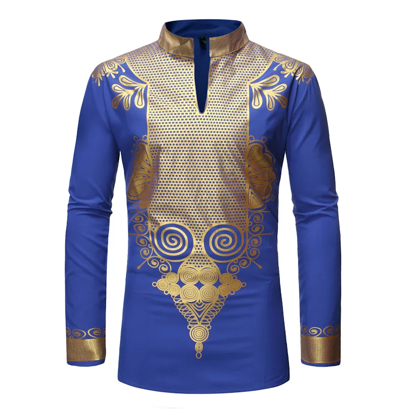 New Men Print African Print Dresses Rich Bazin Dashiki Long Sleeve T-shirt Traditional 2022 Fashion Style Adult Blouse Clothing
New Men Print African Print Dresses Rich Bazin Dashiki Long Sleeve T-shirt Traditional 2022 Fashion Style Adult Blouse Clothing