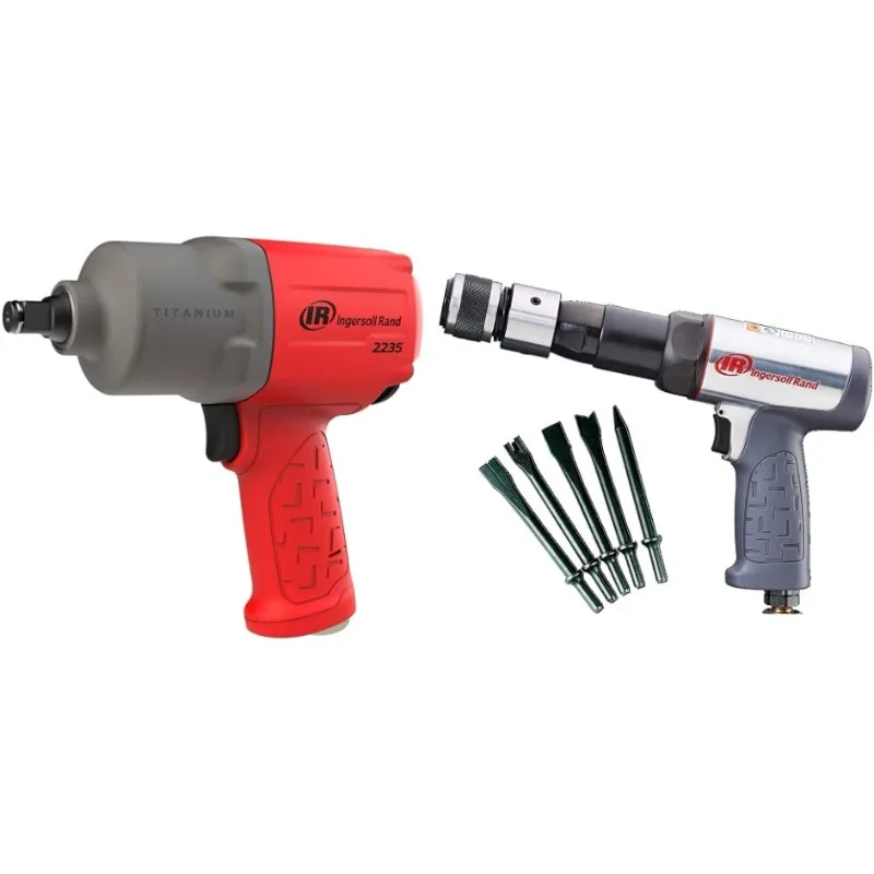 Ударный гаечный ключ Ingersoll Rand 2235TiMAX-R 1/2 дюйма, красный и 119MAXK 
Ударный гаечный ключ Ingersoll Rand 2235TiMAX-R 1/2 дюйма, красный и 119MAXK