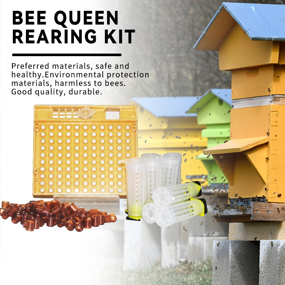 

Beekeeping Cages King Queen Rearing Cupkit System Bee Beekeeping Catcher Box Cell Cups Cage Nicot Complete Kit Apicultura