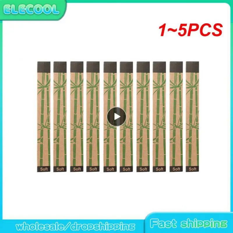 

1~5PCS Colorful Natural Bamboo Toothbrush Set Soft Bristle Charcoal Teeth Whitening Bamboo Toothbrushes Soft Oral Care