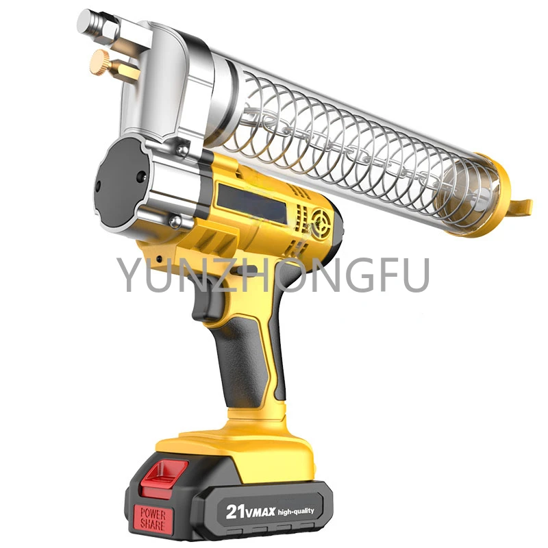 

High Pressure Excavator Rechargeable Lithium Battery Grease Gun Oil Injector Power Tool Electric Grease Gun