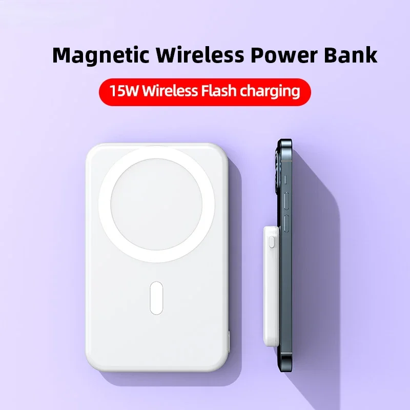 Magnetic Power Bank 10000mAh Wireless Charger External Battery 15W Fast Charging Mini Powerbank for IPhone 13 12 Xiaomi Samsung
Magnetic Power Bank 10000mAh Wireless Charger External Battery 15W Fast Charging Mini Powerbank for IPhone 13 12 Xiaomi Samsung