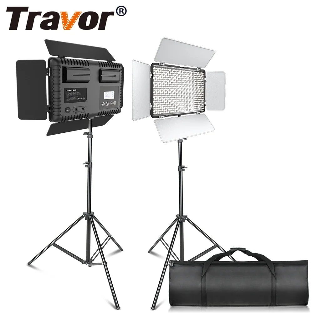 TL-600S 2pcs LED Video Light Studio Photo Photography Lighting Lamp led Panel Lamp with Tripod 3200K/5500K NP-F550 Battery 
TL-600S 2pcs LED Video Light Studio Photo Photography Lighting Lamp led Panel Lamp with Tripod 3200K/5500K NP-F550 Battery