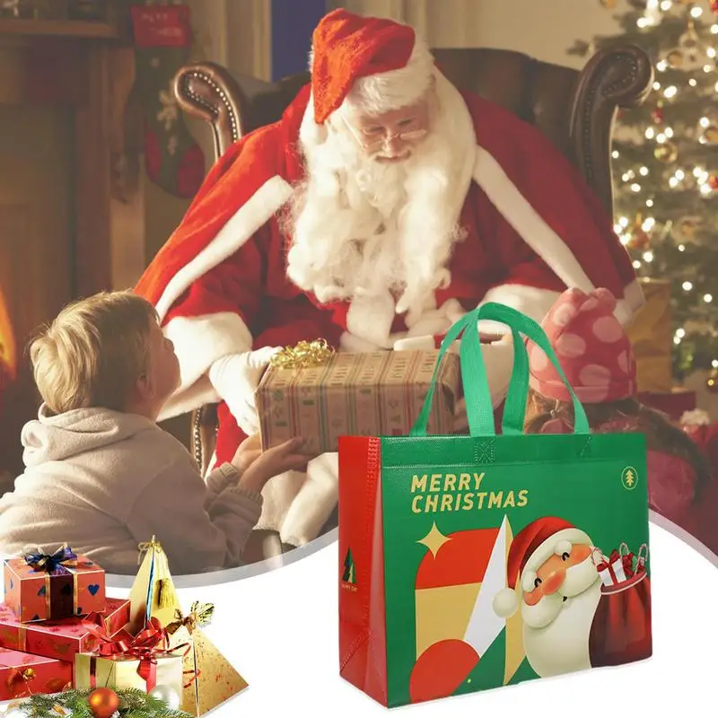 5 Pcs Gift Bags Christmas Goody Box Candy Tote Biscuit Packing Bags With Handles Reusable Goodies Pack birthday Party Supplies
5 Pcs Gift Bags Christmas Goody Box Candy Tote Biscuit Packing Bags With Handles Reusable Goodies Pack birthday Party Supplies