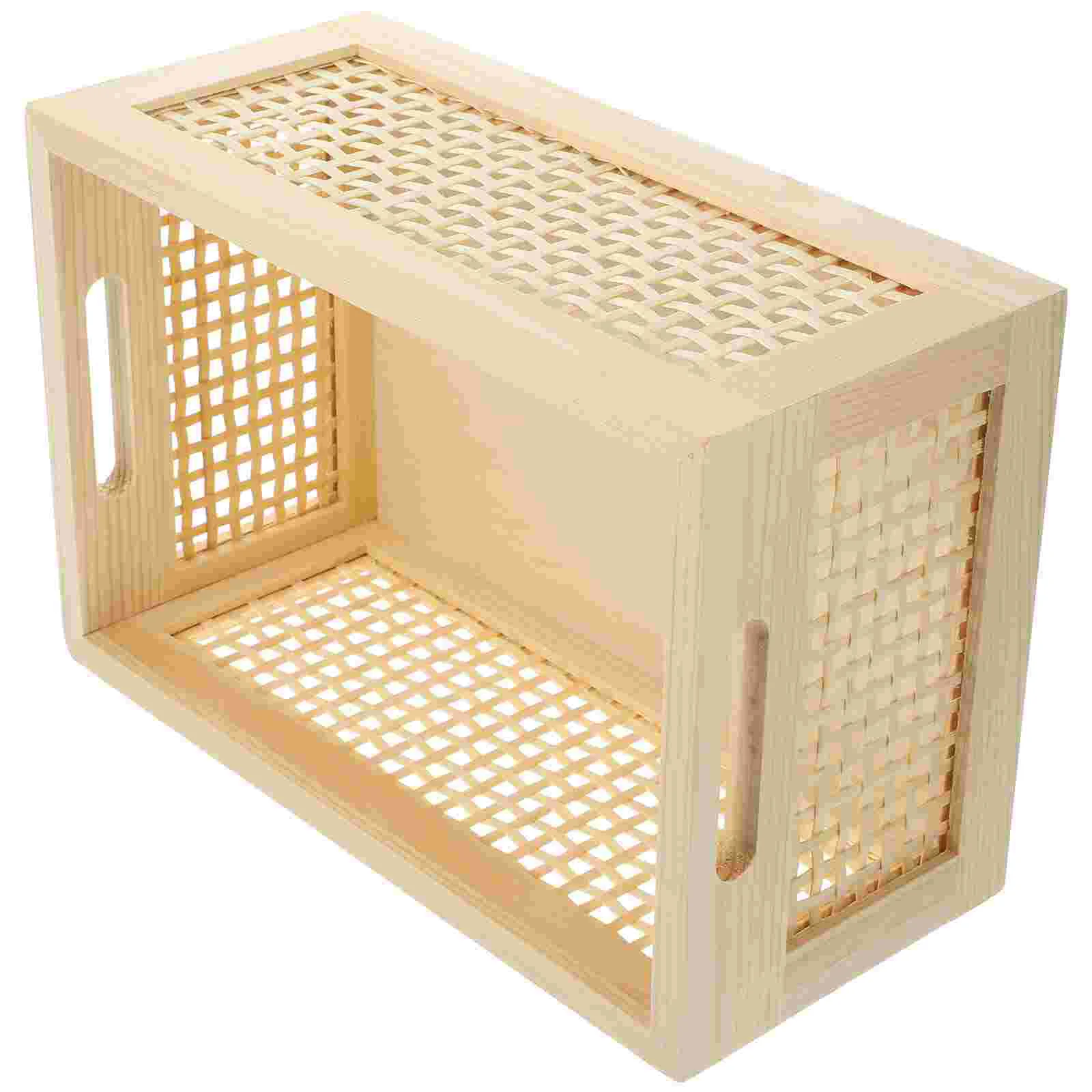 Toy Storage Bins Bamboo Woven Wood Basket Sundries Holder Organizer Desktop Home Supplies
Toy Storage Bins Bamboo Woven Wood Basket Sundries Holder Organizer Desktop Home Supplies