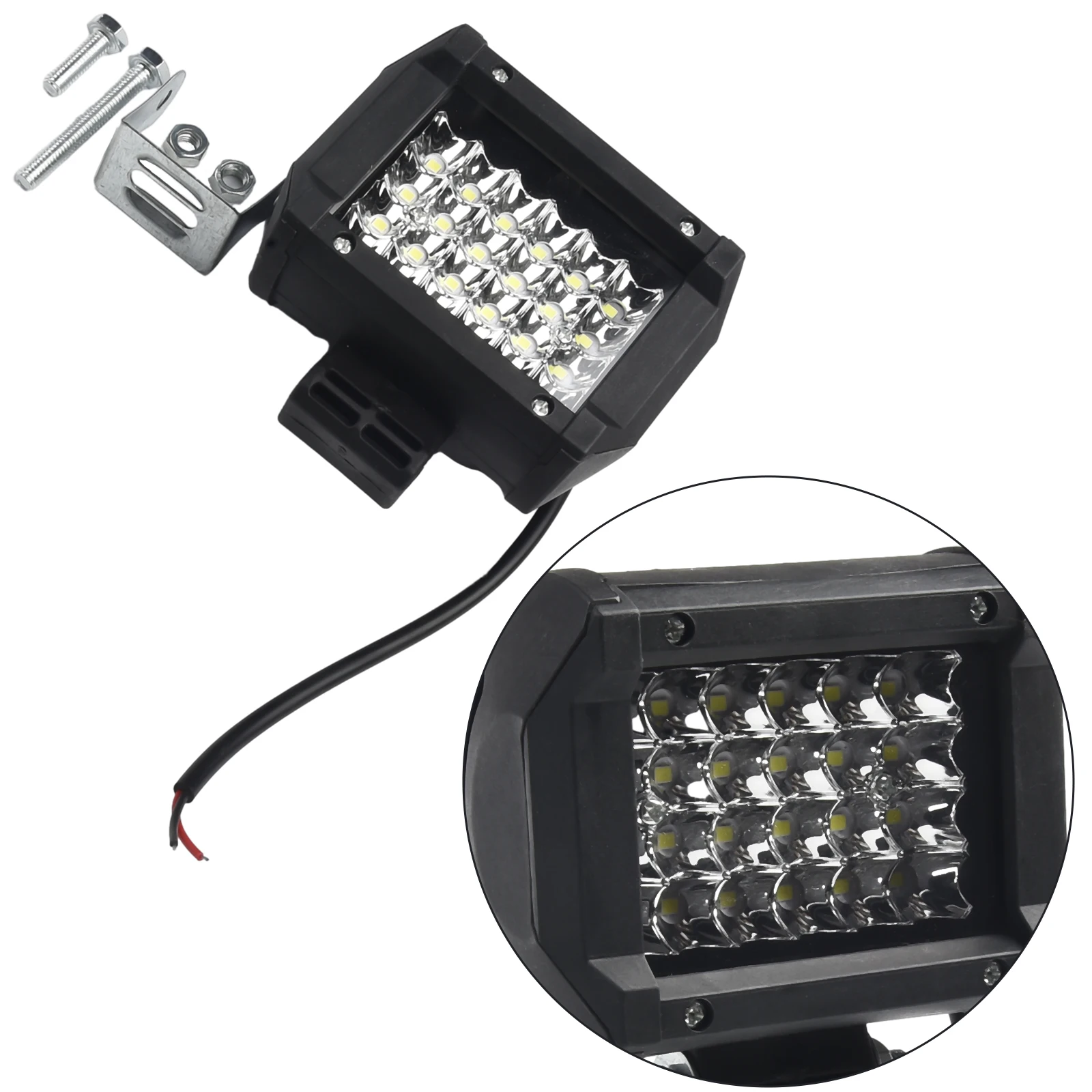 4inch 72W LED Work Light Bar Sport Combo Lamp Offroad Driving Truck White 6000K 304 Stainless Steel Bracket For 12V/24V Vehicles
4inch 72W LED Work Light Bar Sport Combo Lamp Offroad Driving Truck White 6000K 304 Stainless Steel Bracket For 12V/24V Vehicles