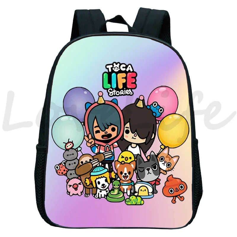 Kids Toca Life World Backpack Cute Cartoon Kindergarten Bags Children School Bags Boys Girls Anime Rucksack Gift Mochila 12 Inch
Kids Toca Life World Backpack Cute Cartoon Kindergarten Bags Children School Bags Boys Girls Anime Rucksack Gift Mochila 12 Inch