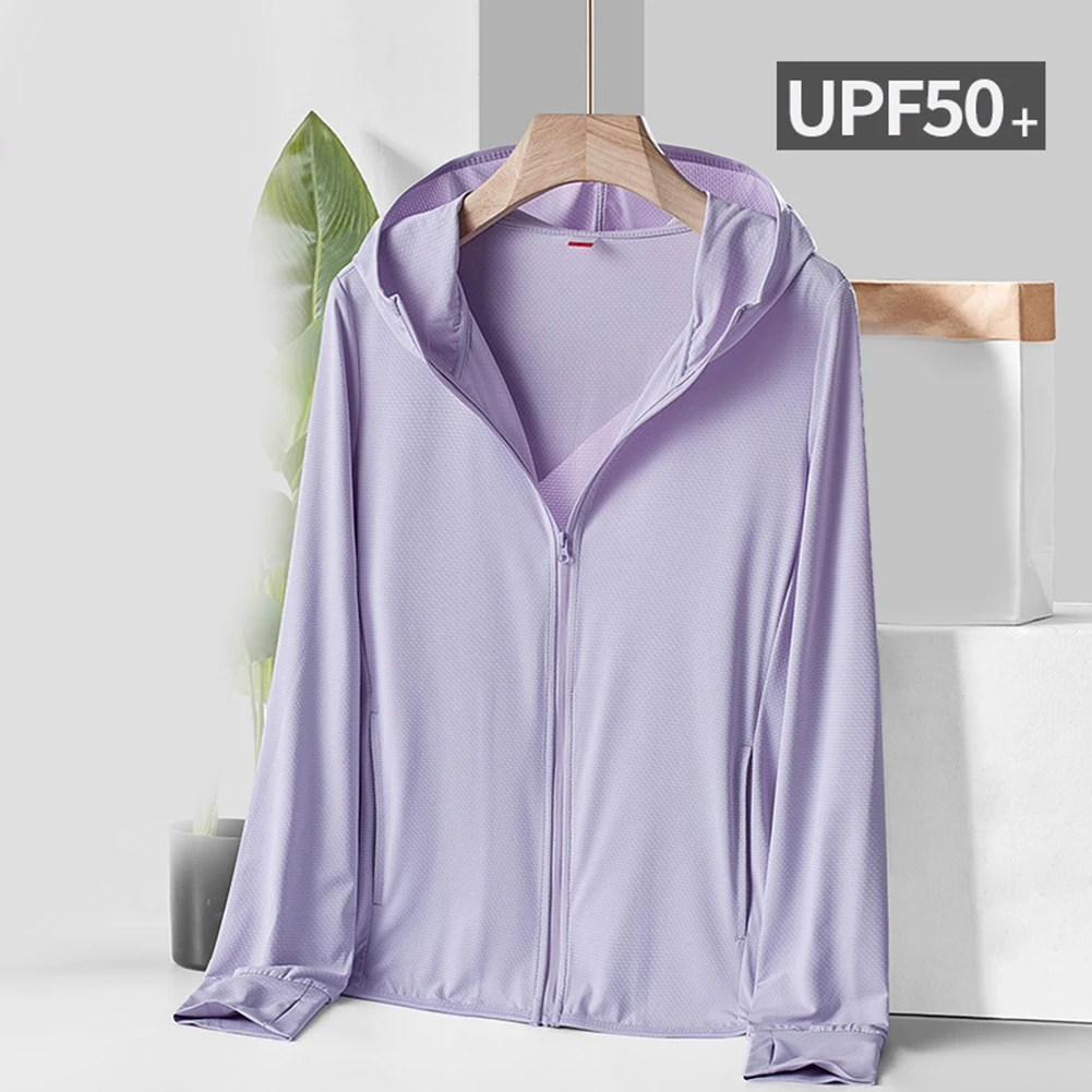 Summer Thin Ice Silk UV Women's Sunscreen Swimwear Jacket Front Zip UPF 50+ Fishing Clothing Couple Sunwear
Summer Thin Ice Silk UV Women's Sunscreen Swimwear Jacket Front Zip UPF 50+ Fishing Clothing Couple Sunwear