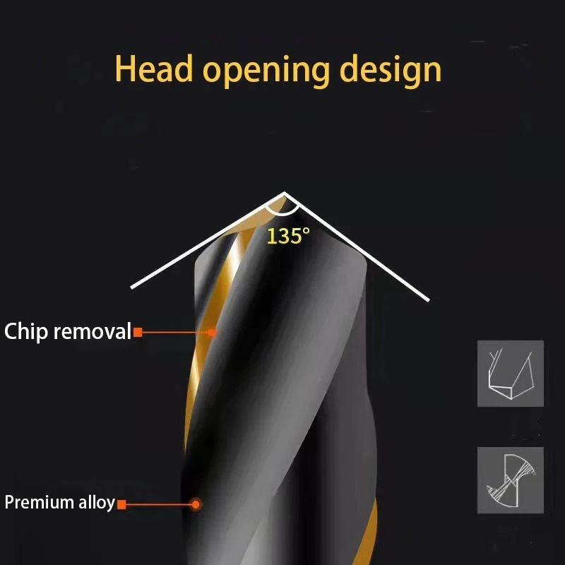 Quality Durable New Drill Bit HSS Part 1/4 Hex Shank 1Pcs 6.35mm Shank High Speed Steel Longer Life Replacement
Quality Durable New Drill Bit HSS Part 1/4 Hex Shank 1Pcs 6.35mm Shank High Speed Steel Longer Life Replacement