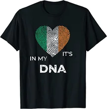 It's In My Dna Irish Flag Ireland Nationality Genealogy T-Shirt
It's In My Dna Irish Flag Ireland Nationality Genealogy T-Shirt