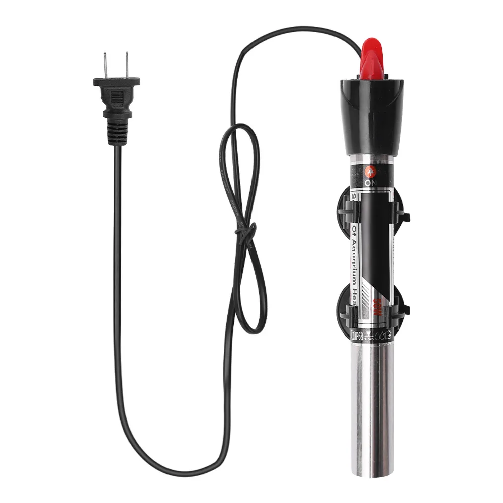 

EU Plug220v Adjustable Temperature Thermostat Heater Rod 50W/ 100W/ 200W/ 300W/ 500W Submersible Aquarium Fish Tank Water Heat