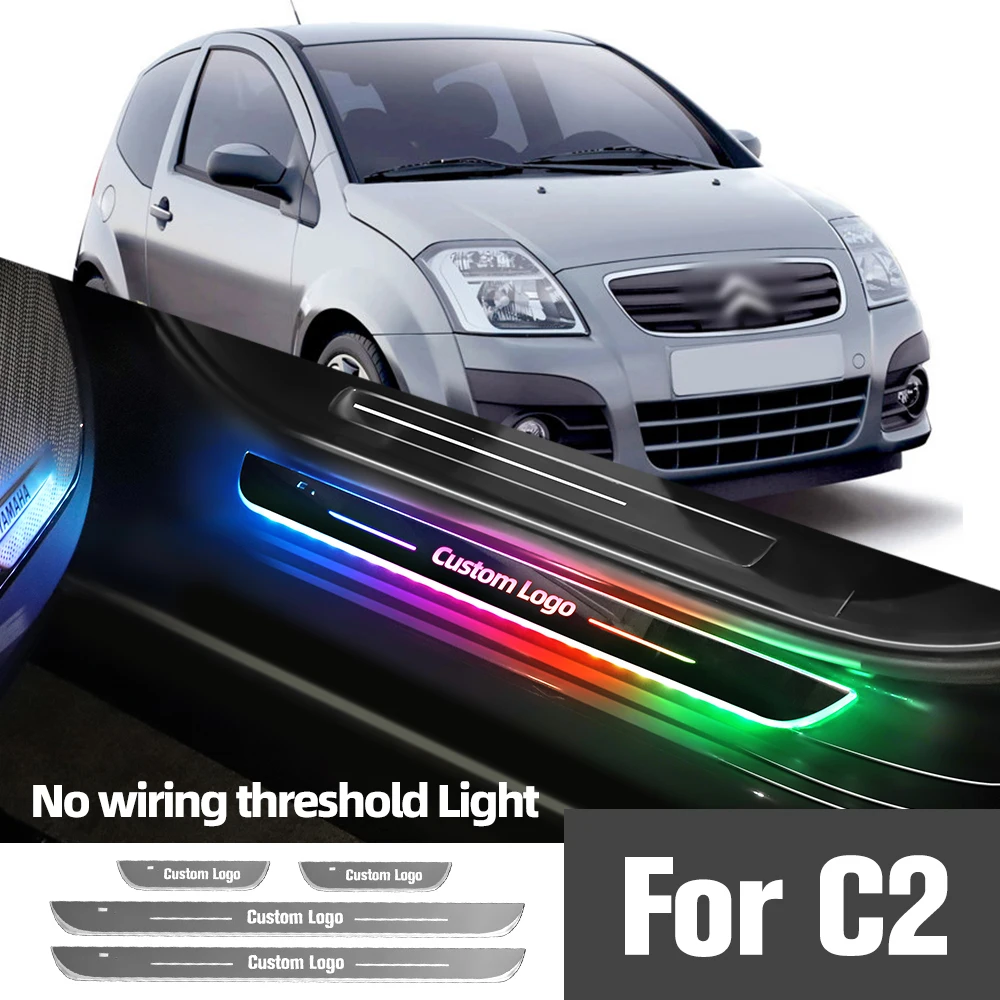 For Citroen C2 2003-2009 2005 2006 2007 2008 Car Door Sill Light Customized Logo LED Welcome Threshold Pedal Lamp Accessories
For Citroen C2 2003-2009 2005 2006 2007 2008 Car Door Sill Light Customized Logo LED Welcome Threshold Pedal Lamp Accessories
