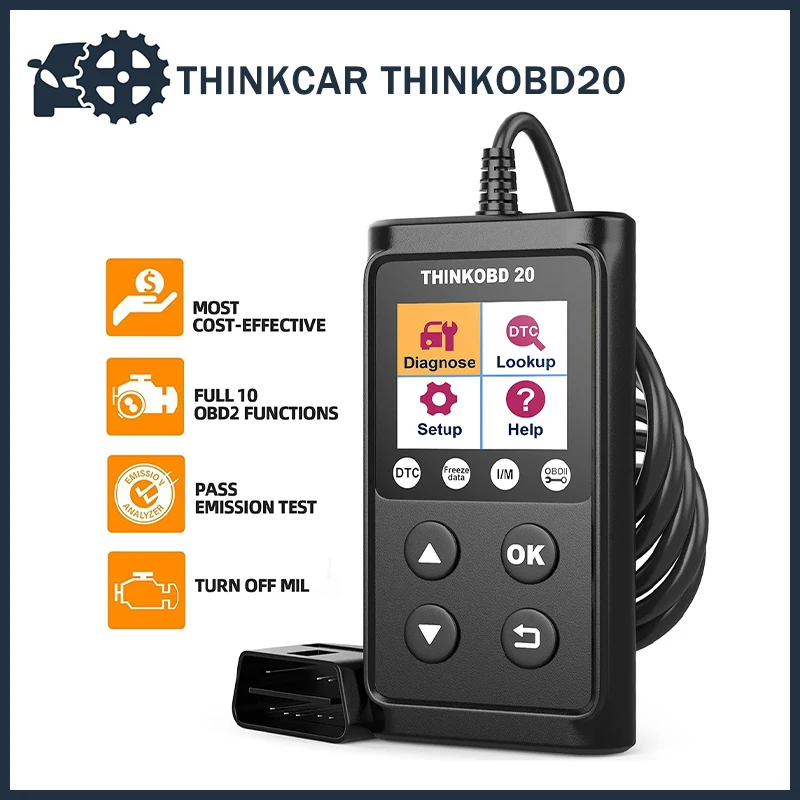 Original THINKCAR THINKOBD20 THINKOBD 20 OBD2 Automotive Scanner Full Engine Check Code Reader OBD 2 Car Auto Diagnostics Tools
Original THINKCAR THINKOBD20 THINKOBD 20 OBD2 Automotive Scanner Full Engine Check Code Reader OBD 2 Car Auto Diagnostics Tools