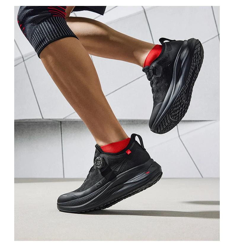 Excelencia ANTA | Zapatos para correr con perilla amortiguadora y soporte antideslizante, nuevos zapatos para correr de primavera para hombre 112515502 Sac9e2c5b1884403b94524e6643ec9249i