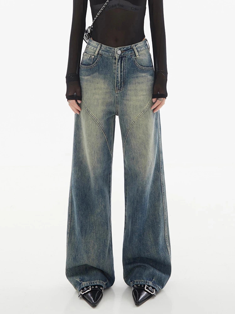 Harajuku Fashion Wide Leg Pants Baggy Full Length Cotton Denim Jeans High Street Hiphop Office Lady Y2K Streetwear Spring 2024
Harajuku Fashion Wide Leg Pants Baggy Full Length Cotton Denim Jeans High Street Hiphop Office Lady Y2K Streetwear Spring 2024