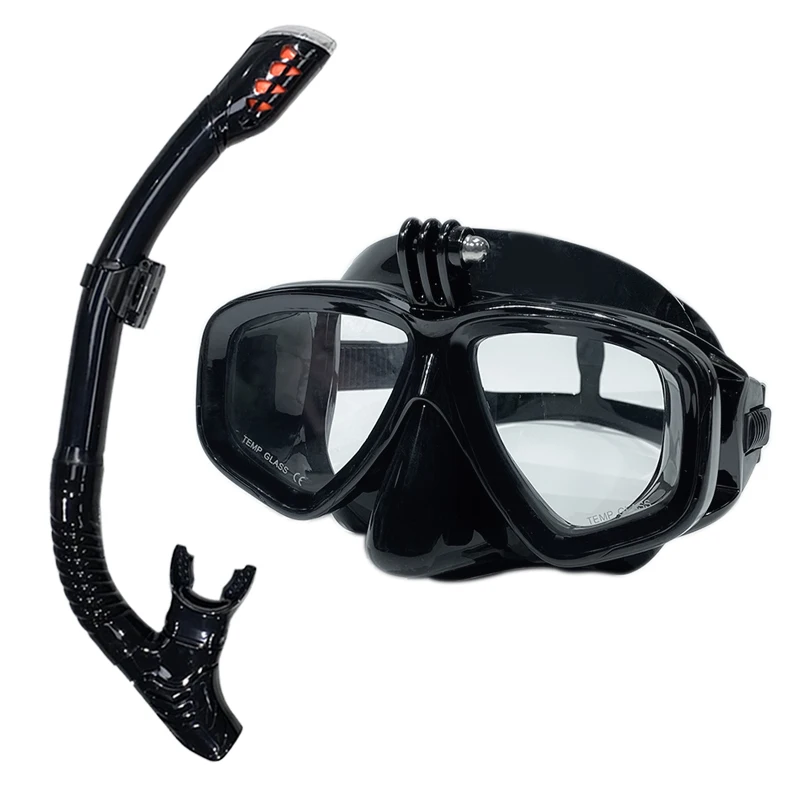

Professional underwater diving mask scuba diving goggles are suitable for GoPro small sports camera all-dry diving glasses