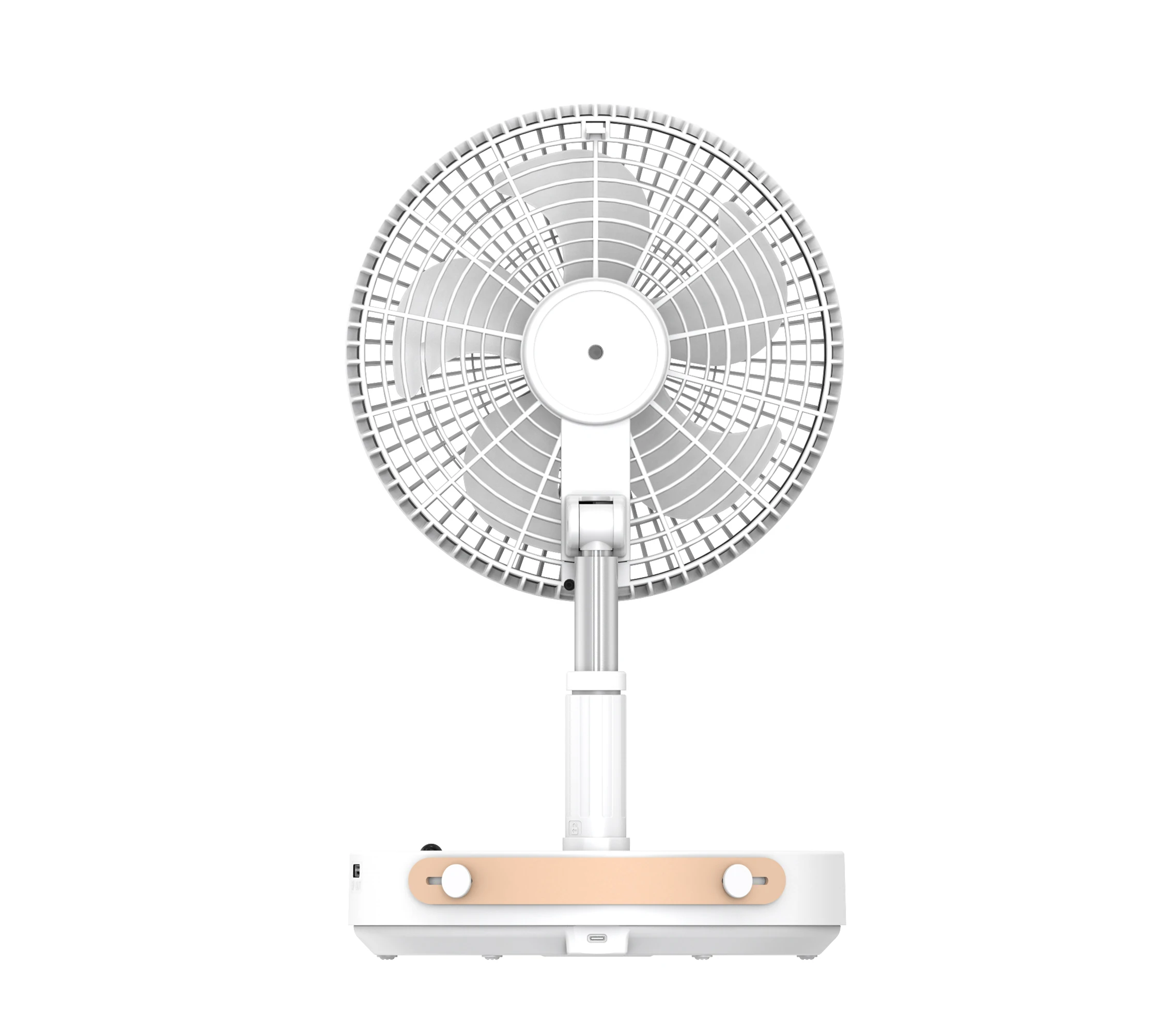 

11 Inches Foldable Storage Desktop Air Cooling Fan Smart Multi-functional Adjustable Height Rechargeable Oscillating Table Fan