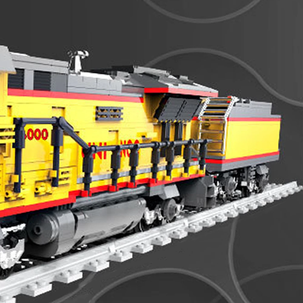 80019 Ideas RC Diesel Locomotive AC6000CW Train Railway Power 1062pcs Bricks Technical Model Building Blocks Toys Birthday Gifts 80019 Ideas RC Diesel Locomotive AC6000CW Train Railway Power 1062pcs Bricks Technical Model Building Blocks Toys Birthday Gifts