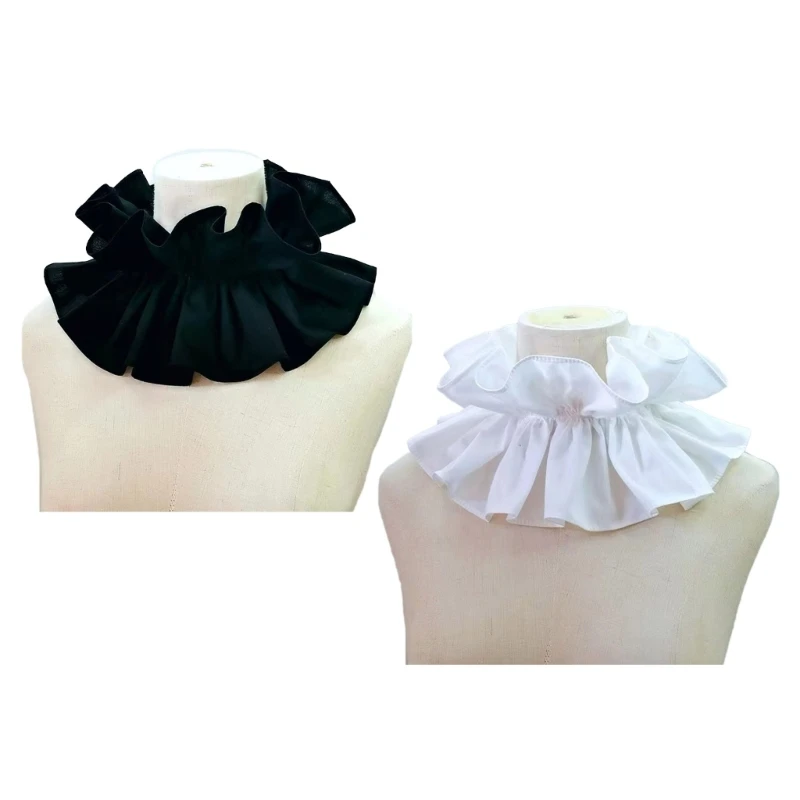 2024 New Victorian Ruffled Collar Elegant Sweet Girls Blouse Collar Lapel Shawl Decorative Lapel for Lady Medieval Cosplay
2024 New Victorian Ruffled Collar Elegant Sweet Girls Blouse Collar Lapel Shawl Decorative Lapel for Lady Medieval Cosplay