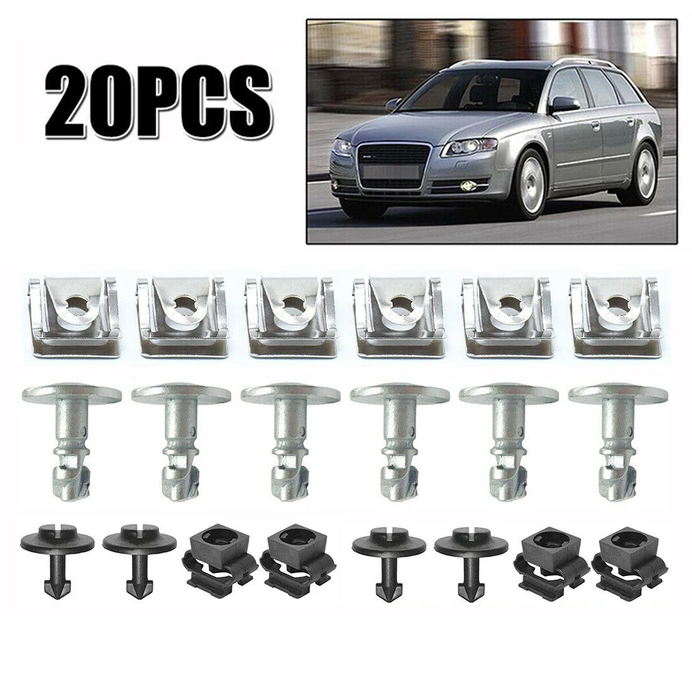 20Pcs For AUD A4 A6 A8 TT Undertray Engine Under Cover Fixing Clips Screw Kit Accessories For Vehicles
20Pcs For AUD A4 A6 A8 TT Undertray Engine Under Cover Fixing Clips Screw Kit Accessories For Vehicles