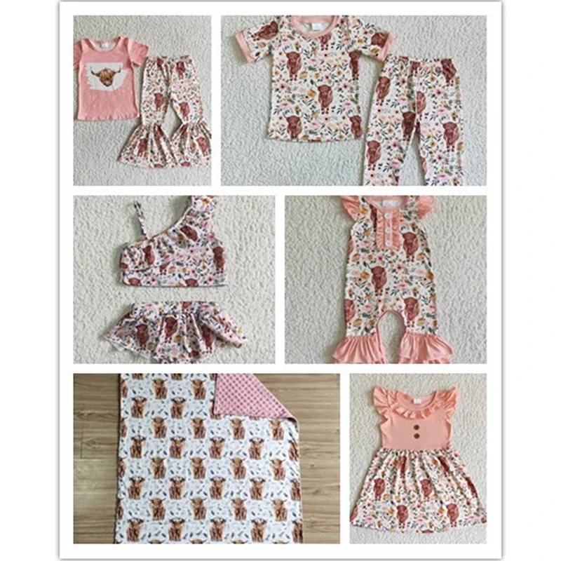 Toddler Western Cow Boy Cow Girl Floral Bell Pants Children Baby Girl Boutique Flower Outfit Wholesale Fall Spring Kids Clothes
Toddler Western Cow Boy Cow Girl Floral Bell Pants Children Baby Girl Boutique Flower Outfit Wholesale Fall Spring Kids Clothes